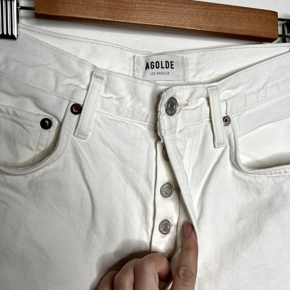 Agolde Riley Straight Crop Jeans - Picture 2 of 6